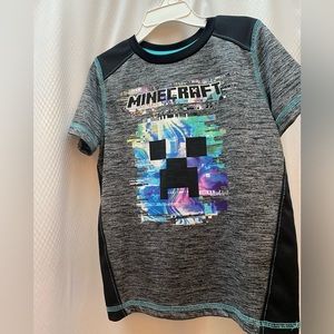 Minecraft boys silky t shirt size 6 Minecraft Brand